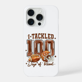 Süß ich habe 100 Tage Schul-Fußball Kids bezwungen iPhone 15 Pro Hülle