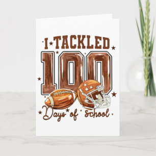 Süß ich habe 100 Tage Schul-Fußball-Kinder geschaf Karte