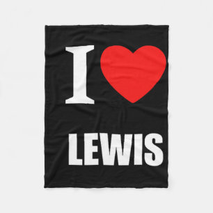 Süß ich liebe Herz Lewis Eltern Ehefrau Husnd Vale Fleecedecke