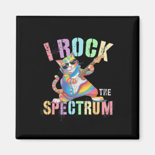 Süß ich rocke das Spektrum Autismus-Lehrer Stimmin Magnet
