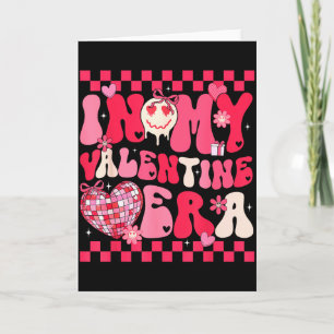 Süß in meinem Valentine-Ära-Mädchen Kids Retro-Dis Karte