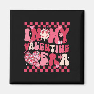 Süß in meinem Valentinsära Mädchen Kinder Retro-Di Magnet