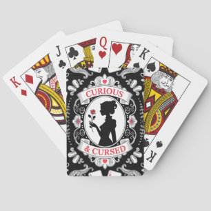 Süß inspiriert von Dark Alice im Wunderland Spielkarten