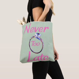 Süß ist nie zu spät tasche