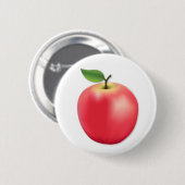 Süß, Juicy Apfel Button (Vorne & Hinten)