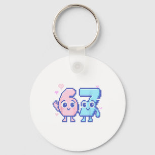 Süß Kawaii 67 Sechs Sieben Meme 6 7 Mädchen Italie Schlüsselanhänger