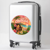 süß kawaii hawaii aufkleber (Koffer)