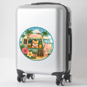 süß kawaii hawaii aufkleber (Koffer)