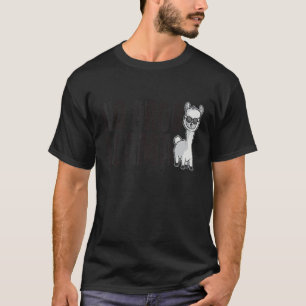 Süß Kein Prob Llama Regenbogen Tier Retro Vintage T-Shirt