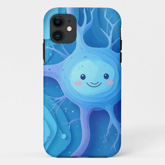 Süß lächelnder Neuron iPhone / iPad-Hülle Case-Mate iPhone Hülle (Rückseite)
