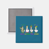 Süß Laissez Les Bon Temps Rouler Magnet (Vorderseite/Rückseite)