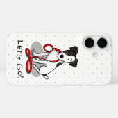 Süß Lass uns gehen! Jack Russell Terrier (dreifarb Case-Mate iPhone Hülle (Rückseite (Horizontal))