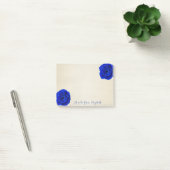 Süß Lieblich Stylisch, Blaue Rosen Post-it Klebezettel (Büro)