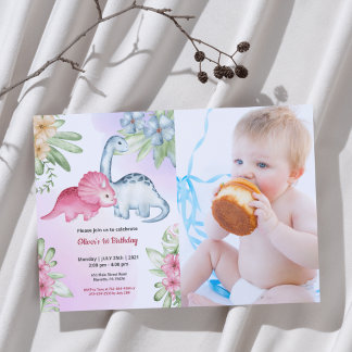 Süß Lustig | Kinder Foto Geburtstag Einladung