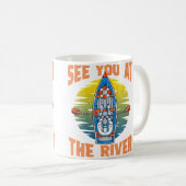 Süß Lustig sehen wir uns beim Wildwasserrafting Kaffeetasse (VorderseiteRechts)