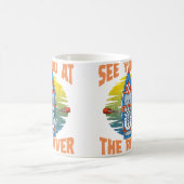 Süß Lustig sehen wir uns beim Wildwasserrafting Kaffeetasse (Mittel)