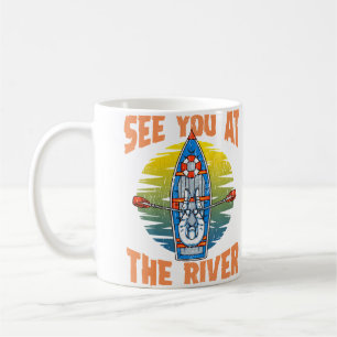 Süß Lustig sehen wir uns beim Wildwasserrafting Kaffeetasse