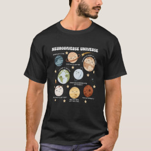 Süß Lustig Welt Neurodiversität Universum Autismus T-Shirt