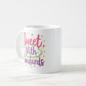 Süß mit Ansprüchen Cute Sassy Tasse (Vorderseite Links)