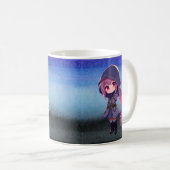 Süß mit dunkler Seite Ästhetik Kaffeetasse (VorderseiteRechts)