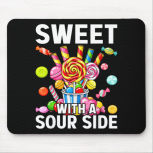 Süß mit einer sauren Seite Lustiger Kaugummi-Patch Mousepad