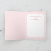 Süß! Neue Baby Girl Faltkarte Karte (Innenseite)