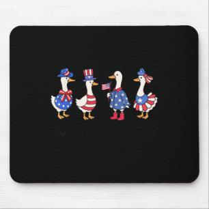 Süß, nur eine alberne Gans zum 4. Juli, patriotisc Mousepad