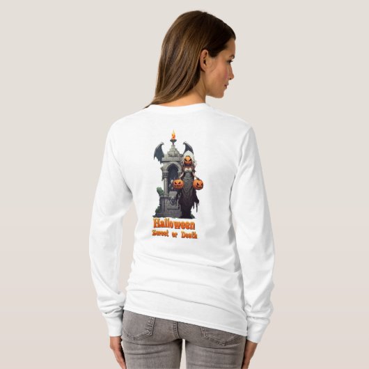 Süß oder Tod T-Shirt (Schwarz voll)