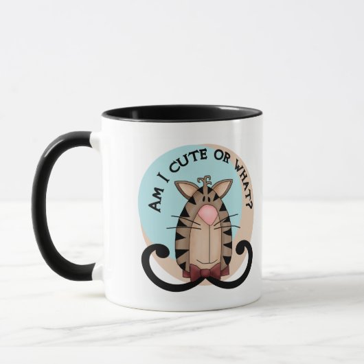 Süß oder was für eine Katze Tasse (Links)