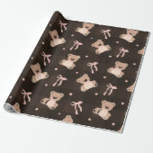 Süß retro  geschenkpapier (Ungerollt)
