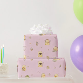 Süß retro geschenkpapier