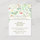 süß-romantisch | Blumenzettel Begleitkarte (Vorderseite)