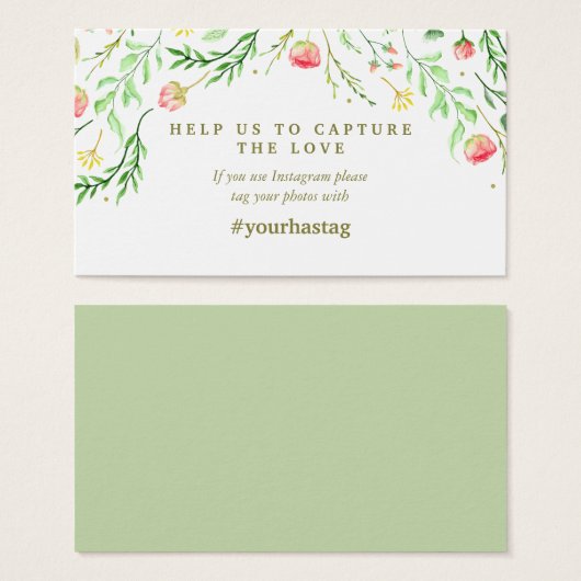 süß-romantisch | Blumenzwiebelinstagramm (Vorne & Hinten)