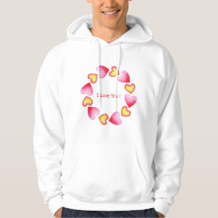 Süß Romantisch Ich liebe dich Valentinstag Hoodie