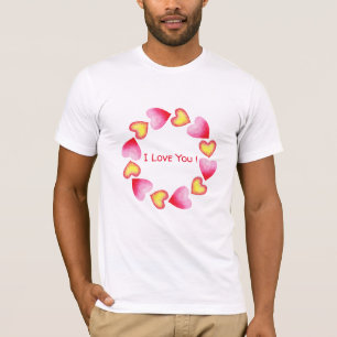 Süß Romantisch Ich liebe dich Valentinstag T-Shirt