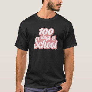 Süß Rosa 100 Tage Schule Lehrer Schul Student T-Shirt