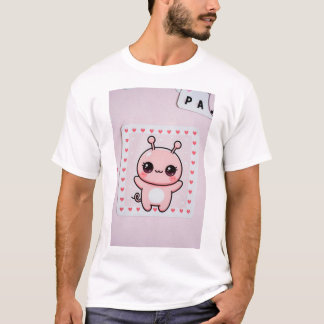 Süß rosa T-Shirt