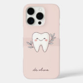 Süß Rosa Zahnpflege Personalisiert Case-Mate iPhone Hülle (Rückseite)