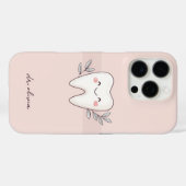 Süß Rosa Zahnpflege Personalisiert Case-Mate iPhone Hülle (Rückseite (Horizontal))