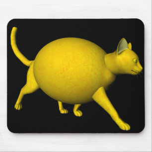 Süß-Saure Zitrone Katze Mousepad