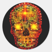 Süß Tod Runder Aufkleber (Vorderseite)