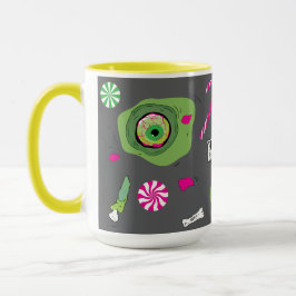 Süß Tod und Bonbons! Kaffee Zombie Tasse