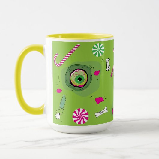 Süß Tod und Bonbons! Tasse (Links)