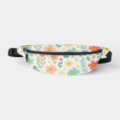 Süß und farbenfrohe Blumenmuster Bauchtasche (Vorderseite)