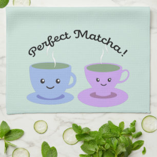 Süß und lustig Perfect Matcha Geschirrtuch