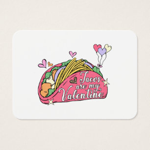 Süß und lustiger Valentinstag für Taco-Liebhaber 