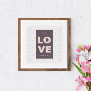 Süß und romantisch poster