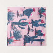 Süß und trendig Nahtlos Vintager Sommer c Wandteppich (Vorderseite (Horizontal))