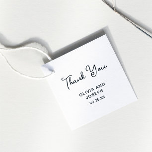 Süß und Whimsical Hochzeit Danke Geschenkanhänger