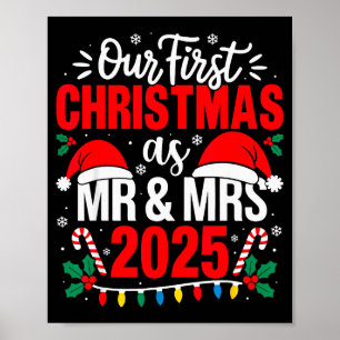 Süß unser erstes Weihnachten als Herr und Frau 202 Poster